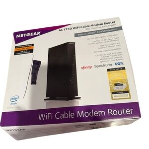 NetGear AC1750 DOCSIS 3.0 WIFI Cable Modem Router Xfinity Spectrum CoxCertified